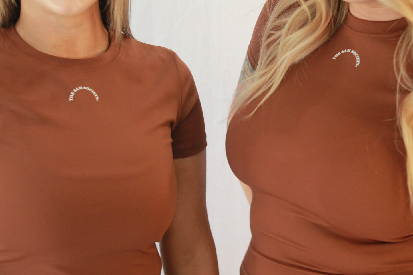 Chocolate Baseline Fitted T-shirt